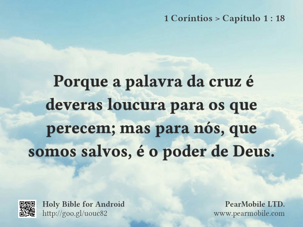 1 Coríntios, Capítulo 1:18